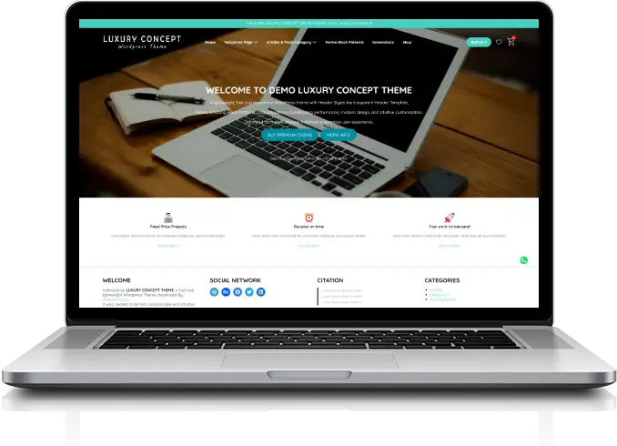 HOME 1 Mookup Luxury Concept