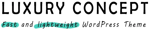 LUXURY CONCEPT - WordPress Theme